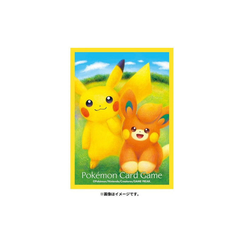 Card Sleeves Pikachu and Pawmi Pokemon - 9.2×6.6×0.02 cm