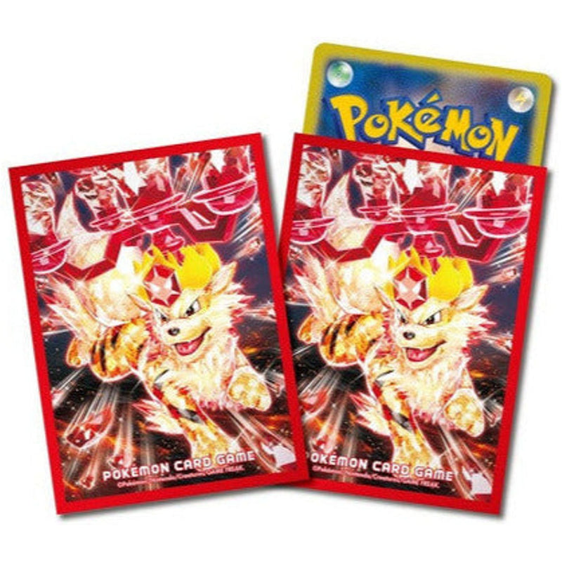Card Sleeves Premium Gloss Terastal Arcanine Pokemon - 9.2 x 6.6 x 0.02 cm
