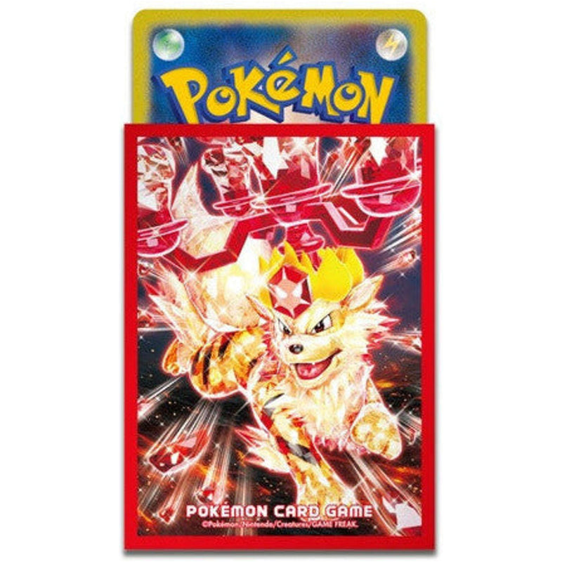 Card Sleeves Premium Gloss Terastal Arcanine Pokemon - 9.2 x 6.6 x 0.02 cm