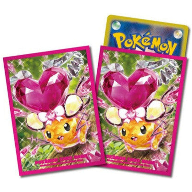 Card Sleeves Premium Gloss Terastal Dedenne Pokemon - 9.2 x 6.6 x 0.02 cm