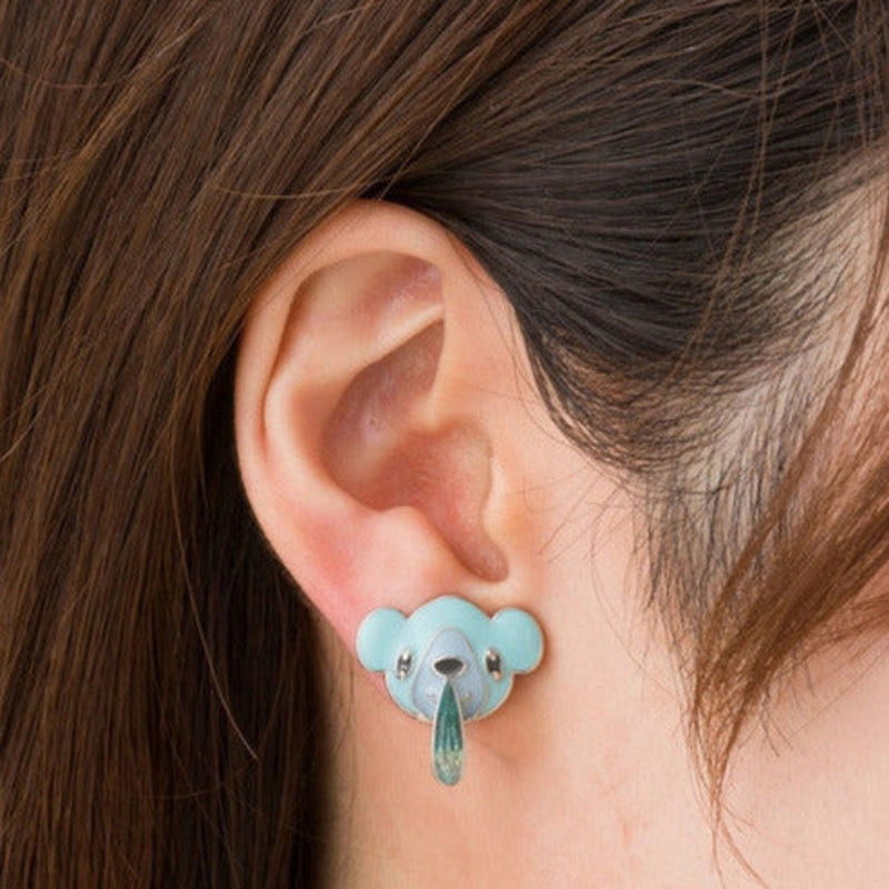 Clip Earrings Cubchoo Pokemon accessory×25NICOLE - 2 x 2 x 1.8 cm