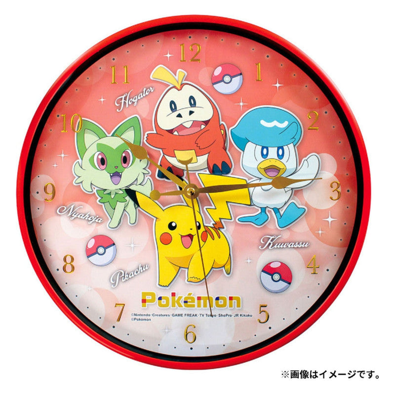 Clock Kira Kira Nakayoshi Pokemon - 30.0 × 30.0 × 4.0 cm
