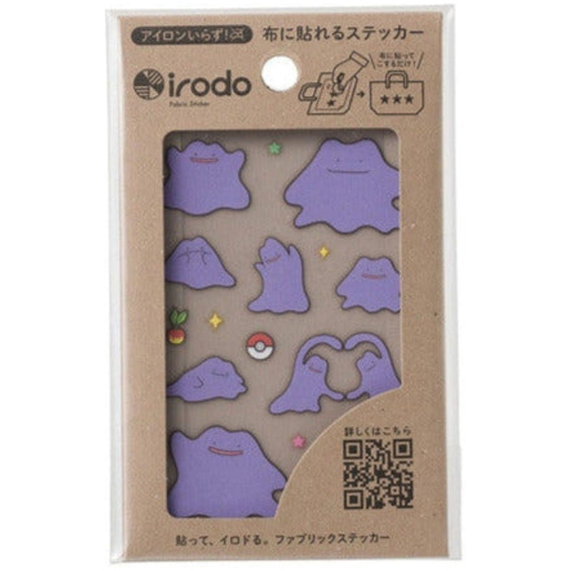 Cloth Stickers Set Ditto Pokemon x Irodo - 10.5 × 7.4 × 0.02 cm
