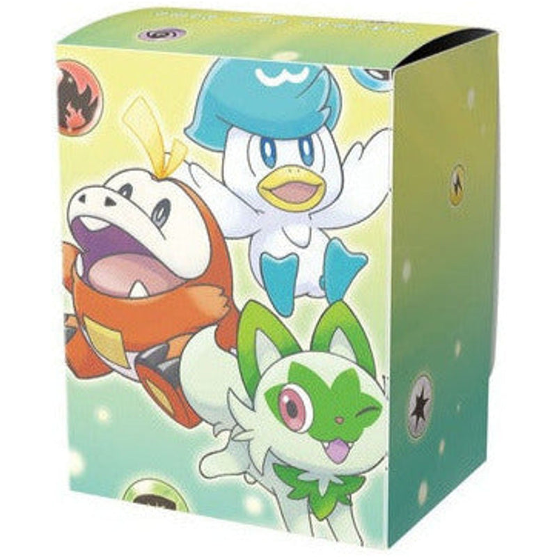 Deck Case Sprigatito, Fuecoco, and Quaxly Pokemon - 7.5 × 6.3 × 9.8 cm