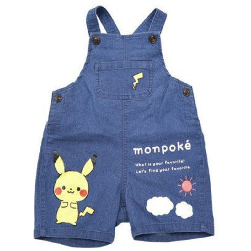 Denim Kids Overall Pikachu Pokemon Monpoke Baby - 65 x 16 x 32cm