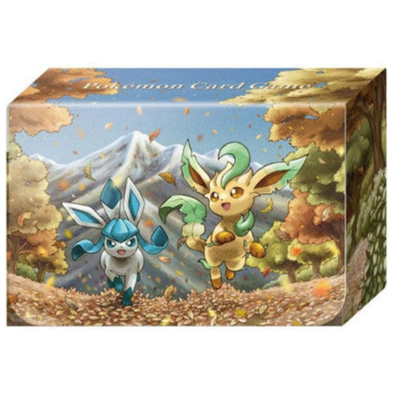 Double Deck Case Leafeon And Glaceon Pokemon - 15.3×5.5×15.5 cm