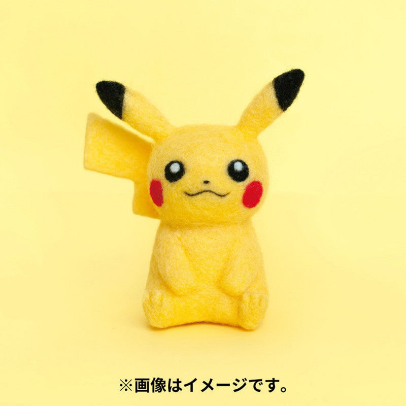 Felted Wool Figure Pikachu Pokemon