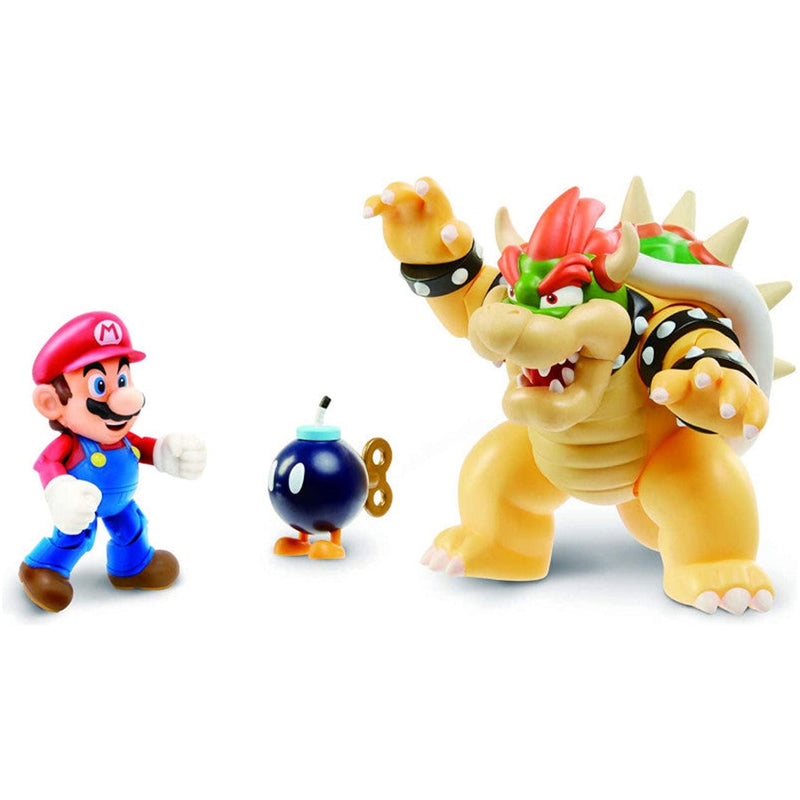 Figures Set Mario Vs Bowser Battle Set Super Mario
