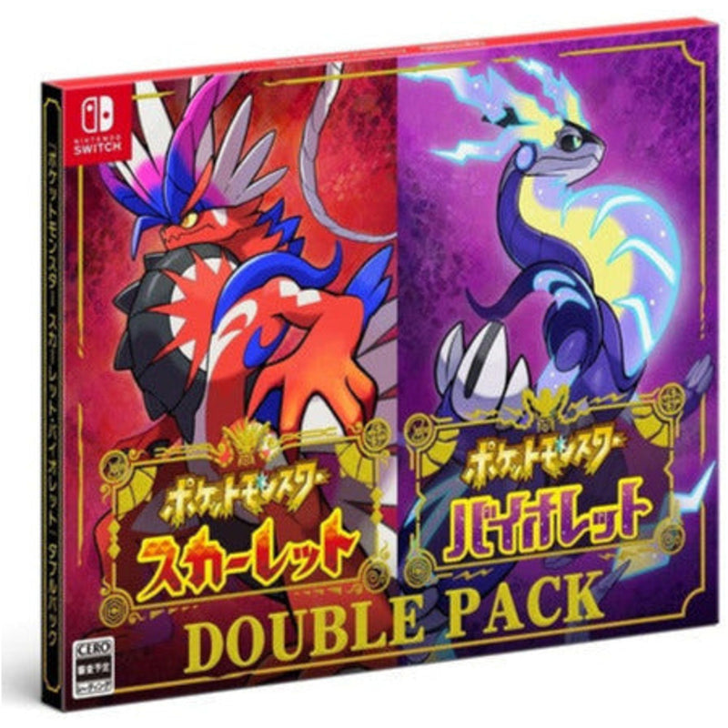 Game Pokemon Scarlet And Violet Double Pack Nintendo Switch - Japanese Import