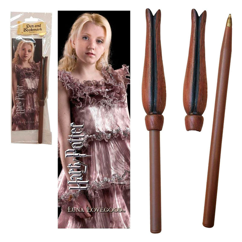 Harry Potter Luna Lovegood Wand Pend And Bookmark