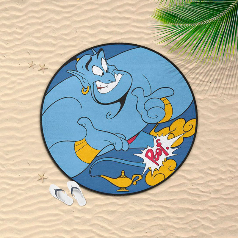 Disney Aladdin Round Microfiber Beach Towel - 130 CM