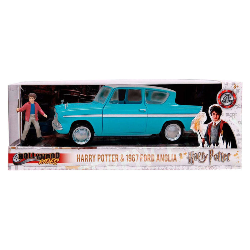 Harry Potter Ford Anglia Car & Harry Potter Figure Set
