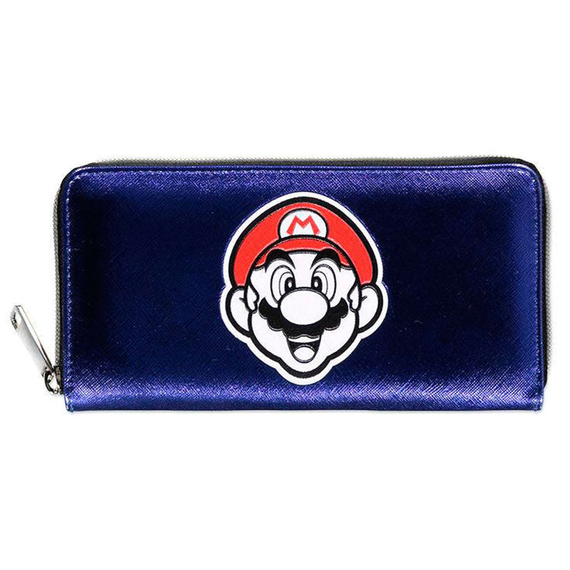 Nintendo Super Mario Summer Olympics Wallet Blue - One Size