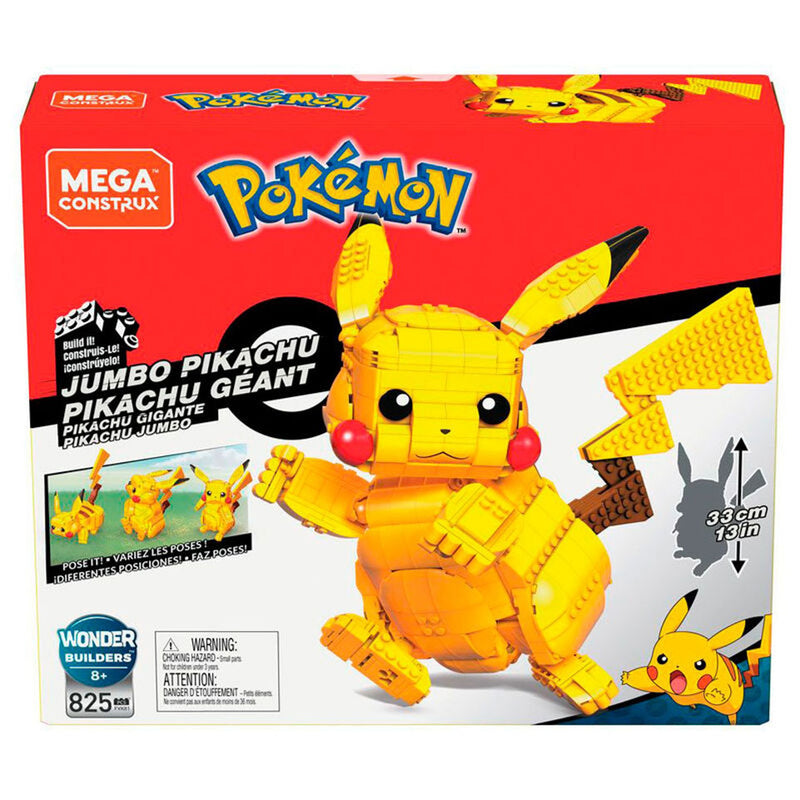 Pokemon Pikachu Mega Contrux Set 825 Pieces