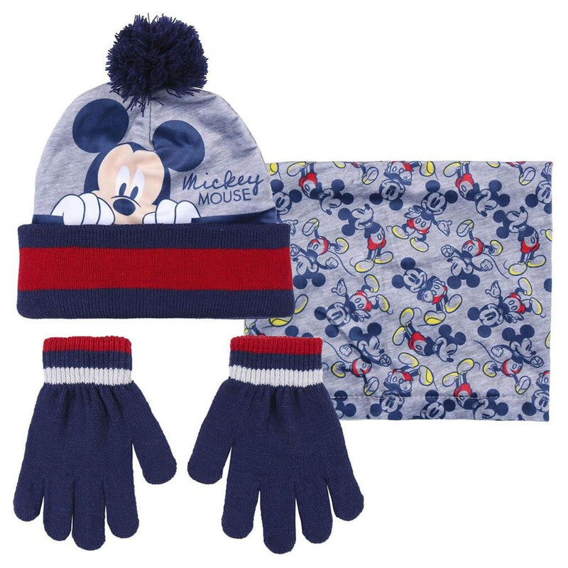 Disney Mickey Kids Winter Set Snood Hat Gloves