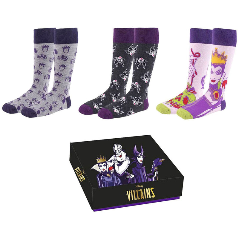 Disney Villains Pack 3 Socks