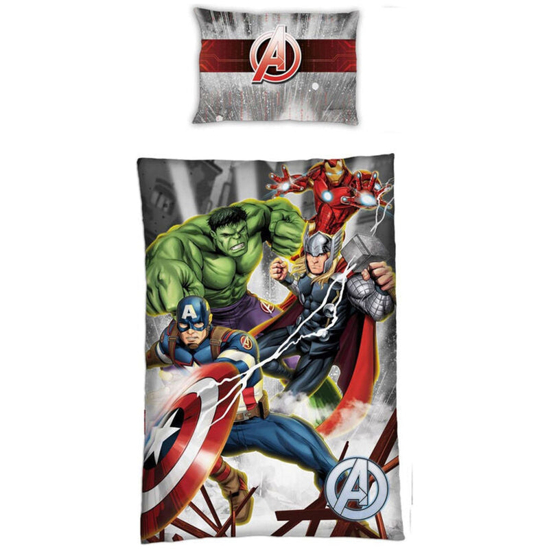 Avengers Microfibre Duvet Cover Bed - Version 5 - 90 CM