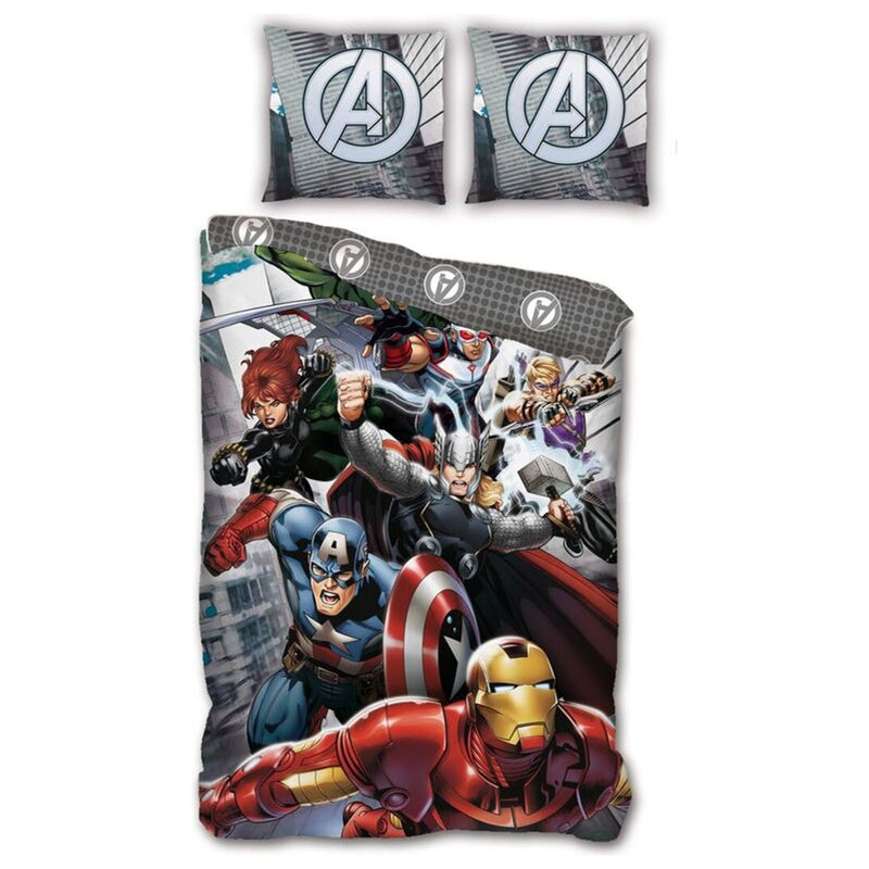 Avengers Microfibre Duvet Cover Bed - Version 1 - 90 CM