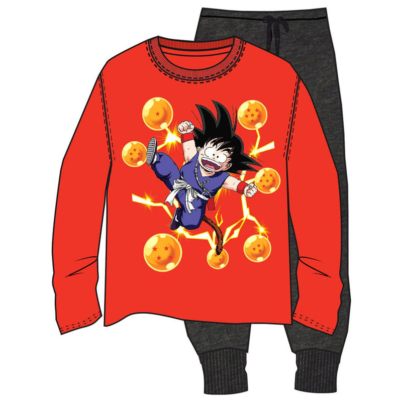 Dragon Ball Goku Adult Pyjama Grey