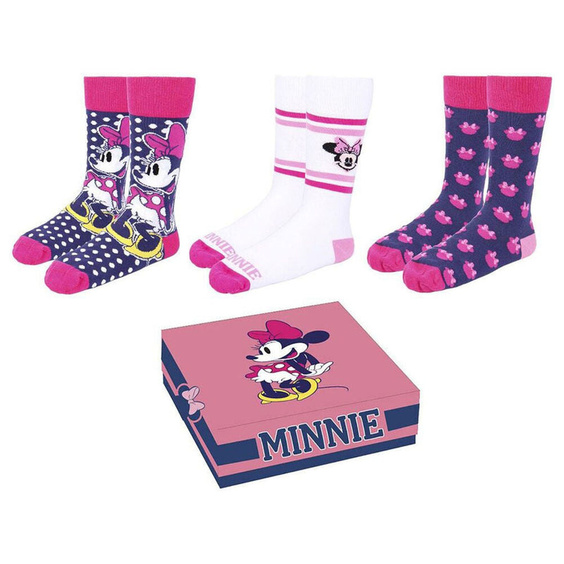 Disney Minnie Pack 3 Socks