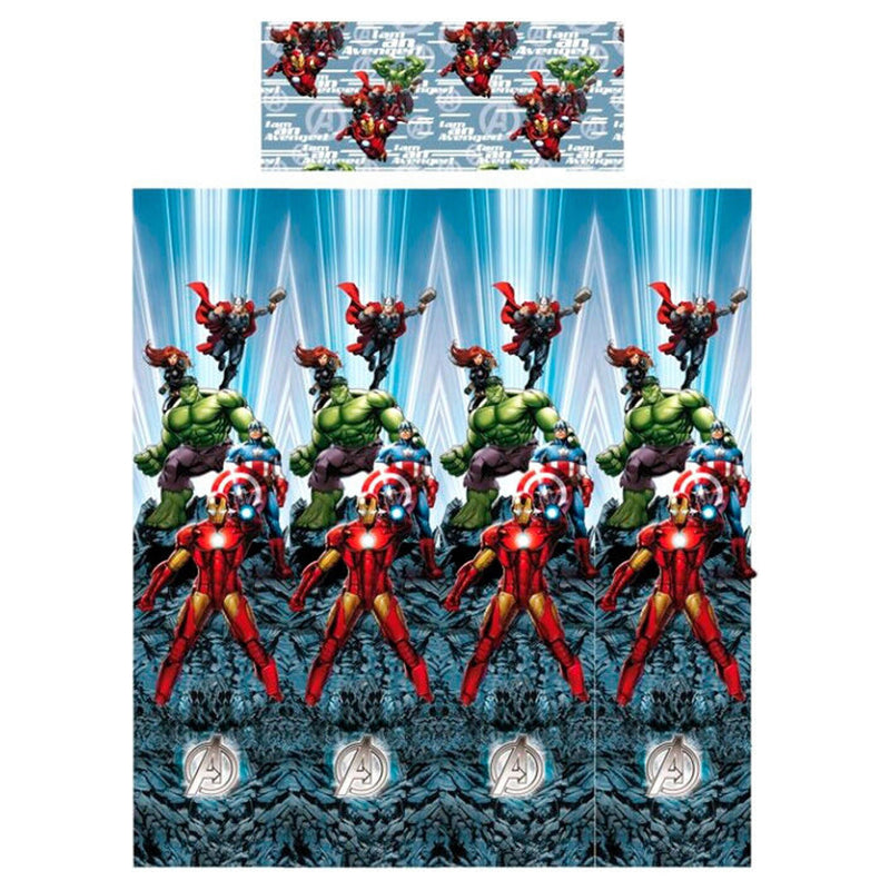 Avengers Cotton Sheets Set Bed  - 105 CM