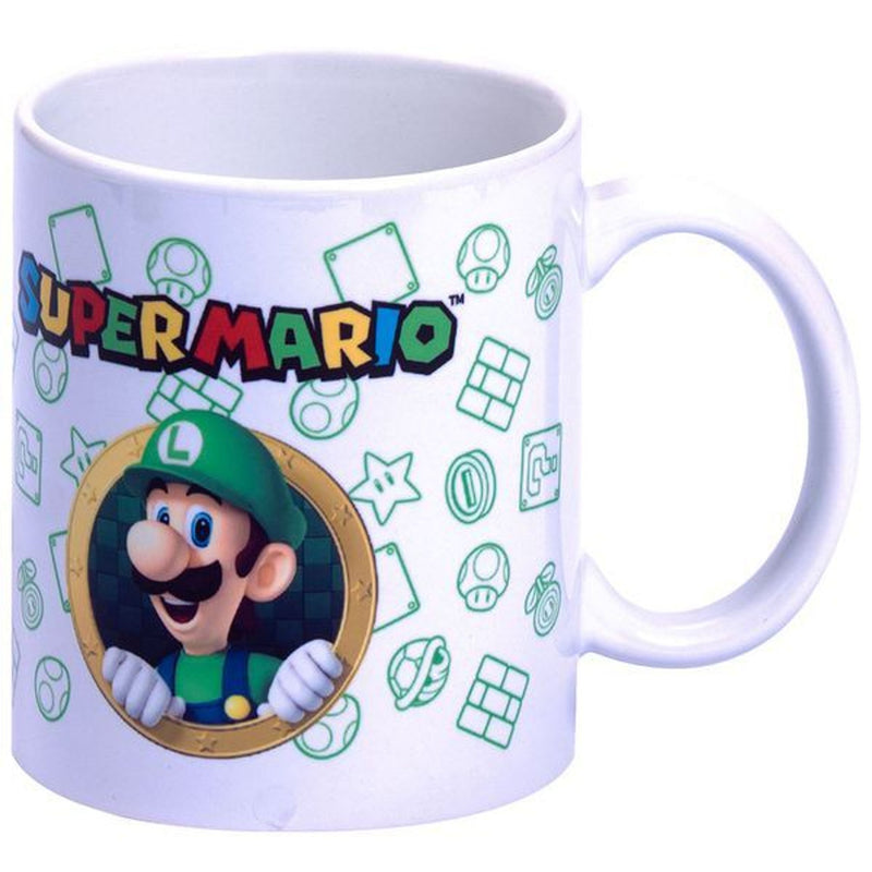 Super Mario Bros Luigi Mug + Money Box Set