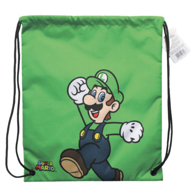 Super Mario Bros Luigi Gym Bag - 34 x 40 CM