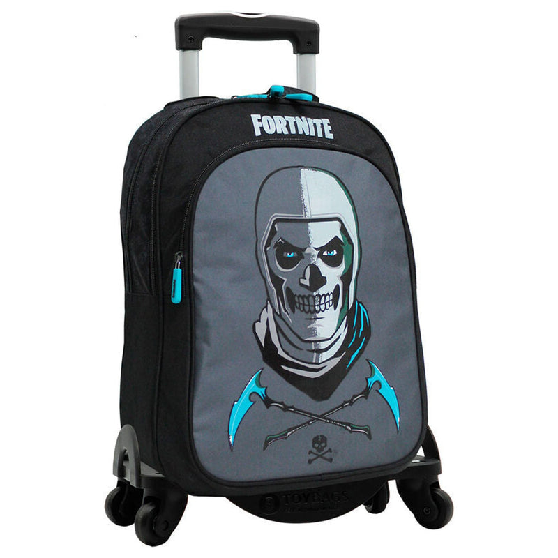Fortnite Skull Trooper Backpack & Toy Bags Trolley - 42 CM