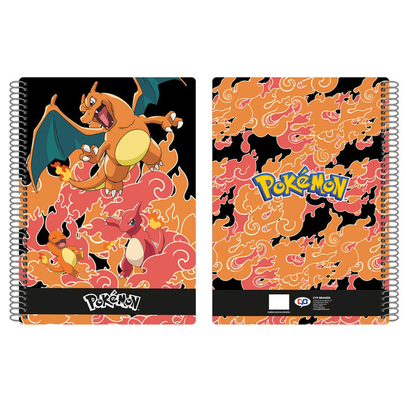 Pokemon Charmander Evolution A4 Notebook - 22 x 1 x 31 CM