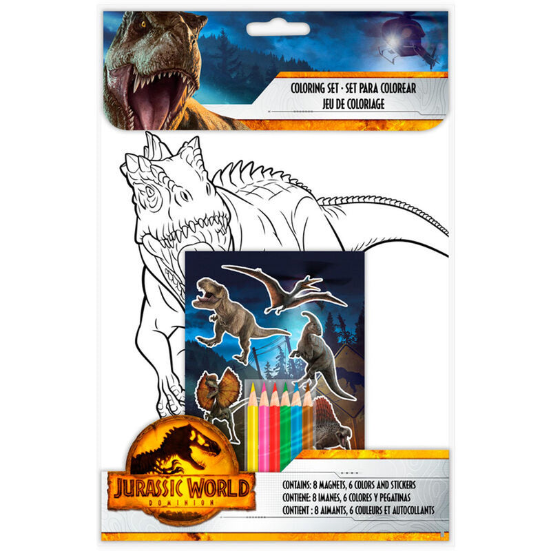 Jurassic World Coloring Sets Box