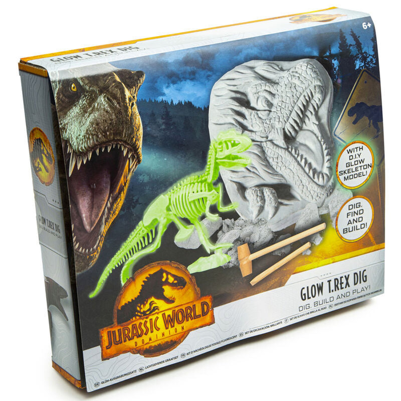 Jurassic World Glow T-Rex Excavation Kit - 25 x 30 x 4 CM