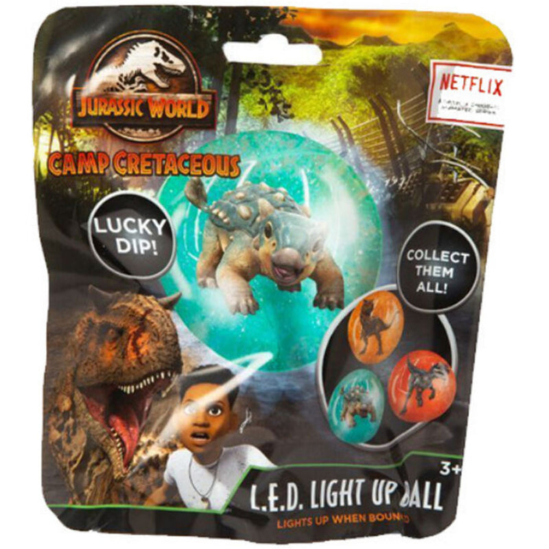 Jurassic World Camp Cretaceous Pack 48 Balls With LED Lights - 18 x 16 x 3 CM