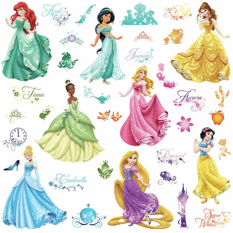 Disney Princesses Glitter Decorative Vinyl