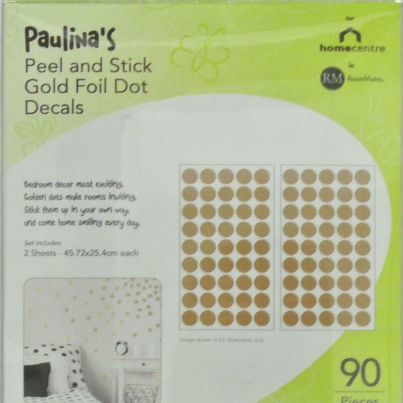 Golden Dots Decorative Vinyl