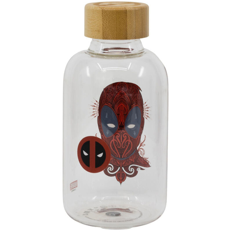 Marvel Deadpool Glass Bottle - 620 ML