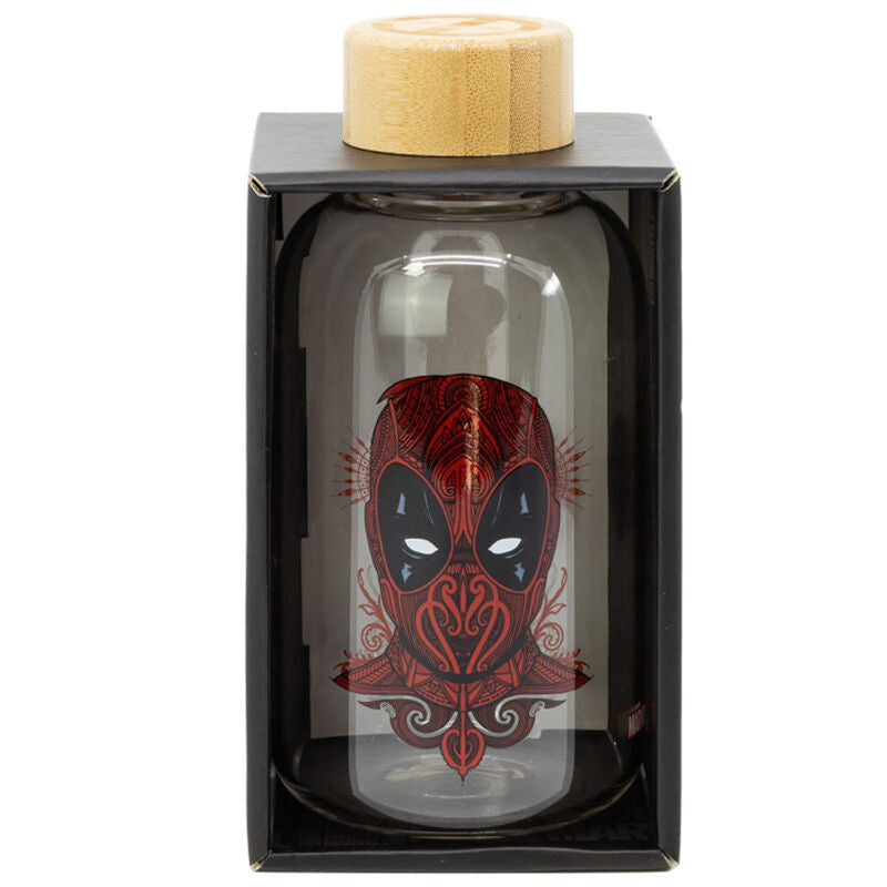 Marvel Deadpool Glass Bottle - 620 ML