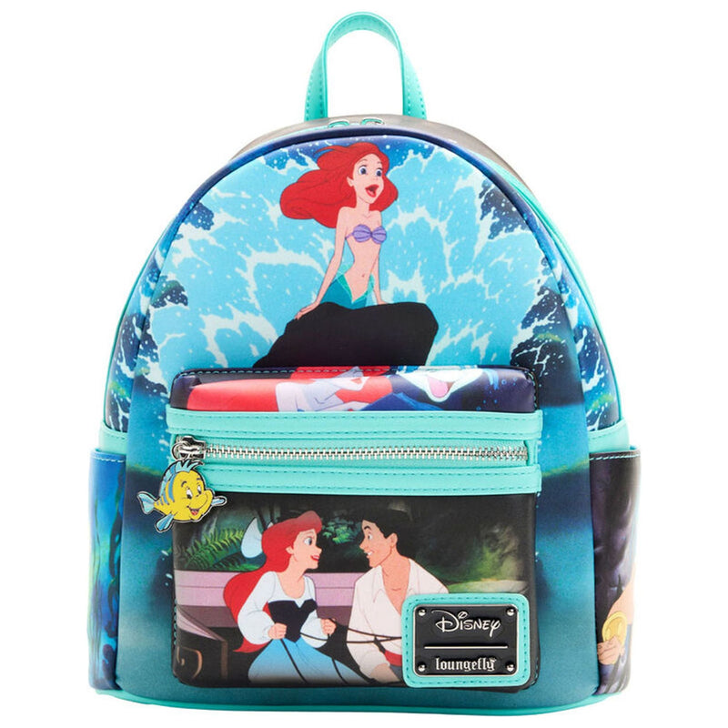 Disney The Little Mermaid Scenes Backpack - 26 CM