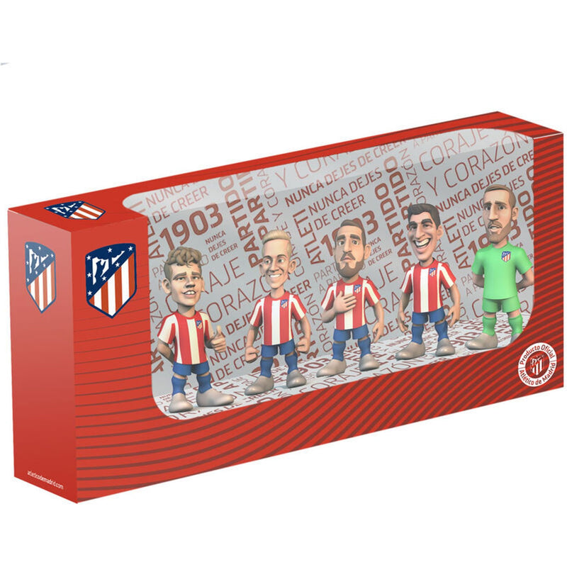 Atletico De Madrid Minix 7 CM Figures - Pack Of 5