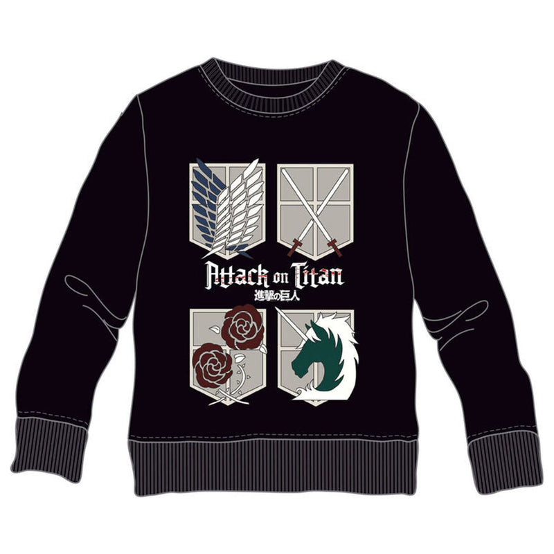Attack On Titan Logos Adult Aweatshirt