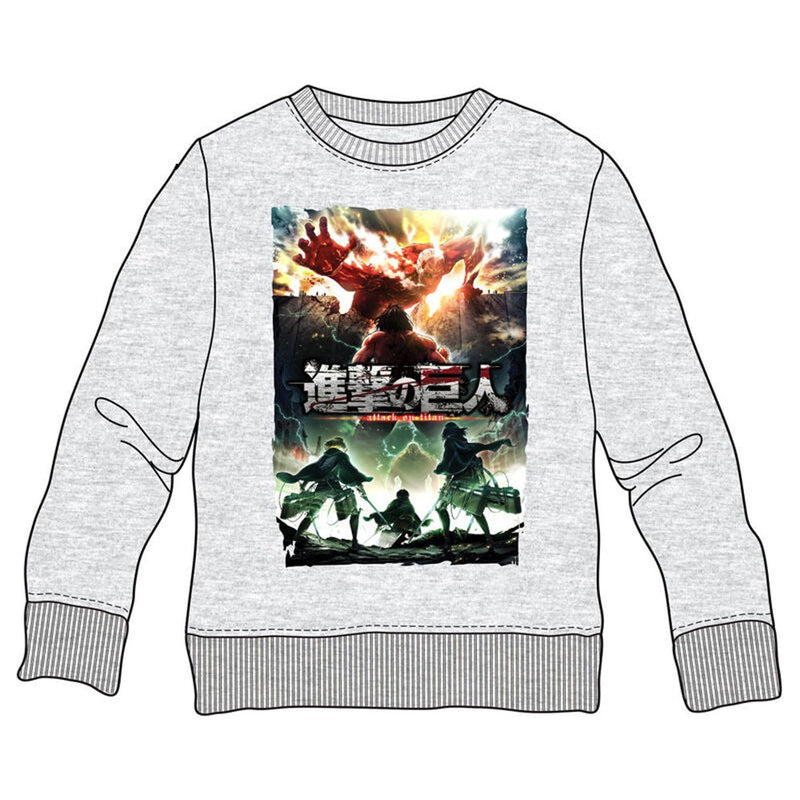 Attack On Titan VS Colossal Adult Sweatshirt