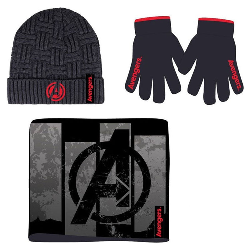 Avengers Winter Set Snood Hat Gloves