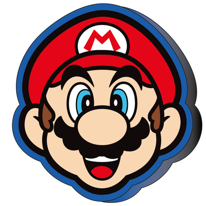 Super Mario Bros Mario 3D Cushion - 35 x 31 x 8 CM