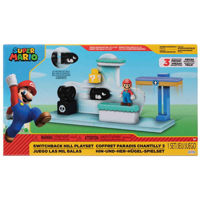 Super Mario Bros Switchback Hill Playset - 6 CM