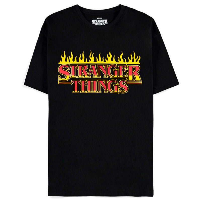 Stranger Things Fire Logo T-Shirt