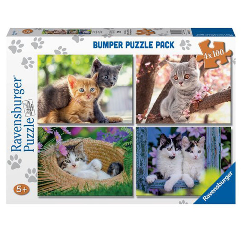 Small Cats Puzzle 4 X 100 Pieces