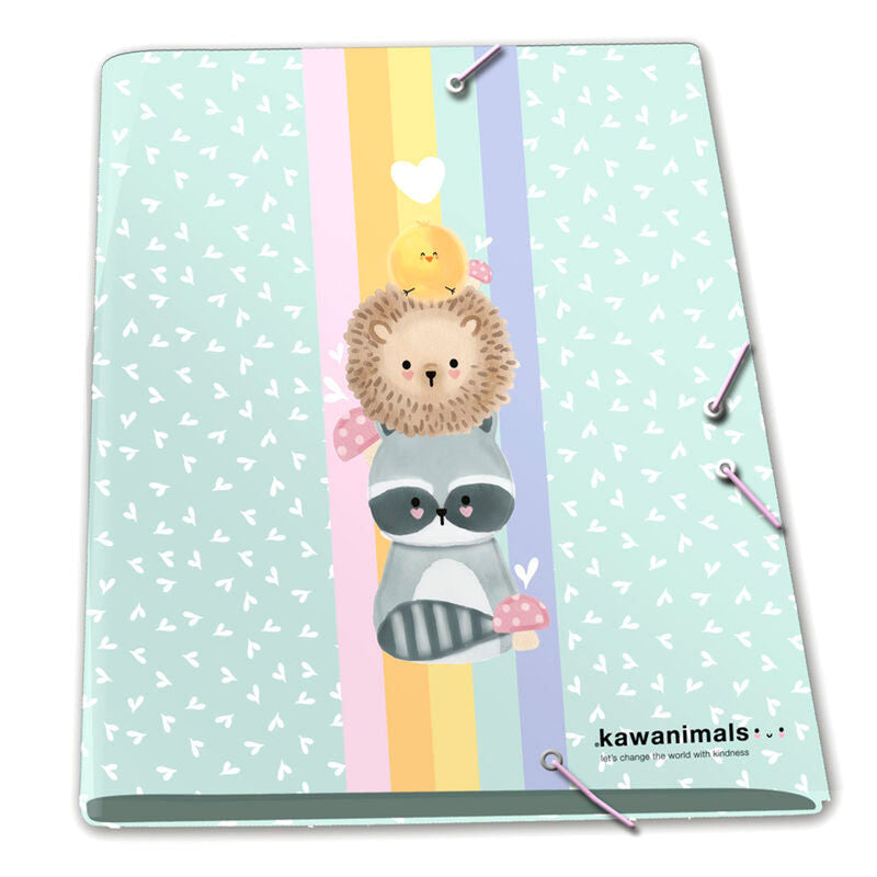 Kawanimals Forest A4 Folder With Flaps
