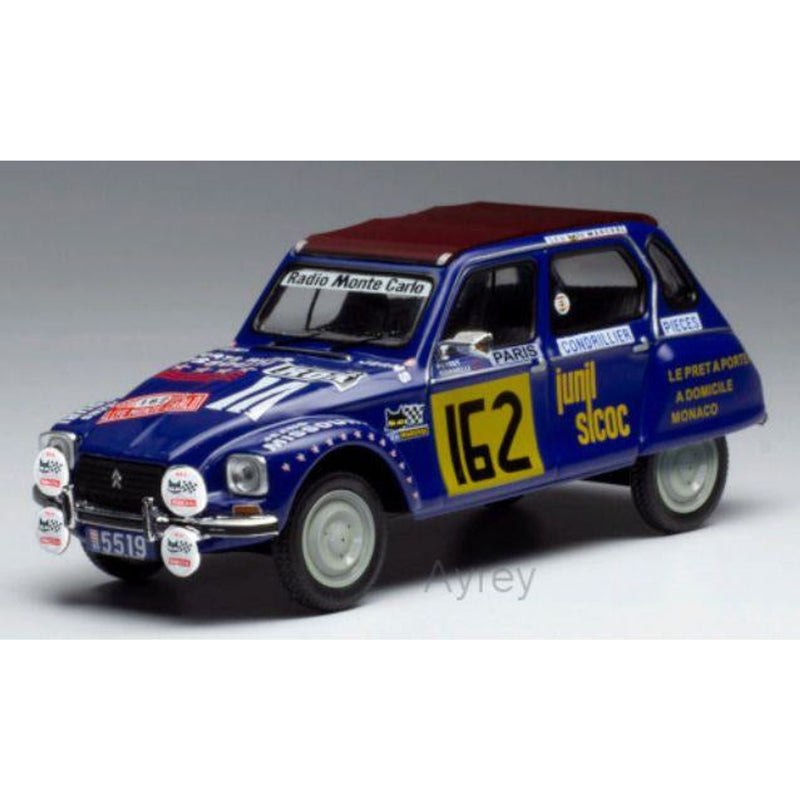 Citroen Dyane No.162 Rally Monte Carlo 1978 J.- J.Peyret / Cornelli - 1:43