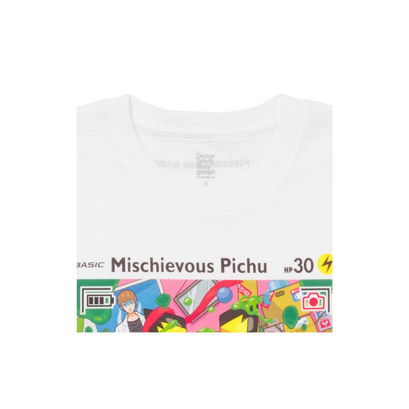 Kids T-Shirt Mischievous Pichu White Ver. 100 Pokemon - 40 x 31 x 12 x 27 cm