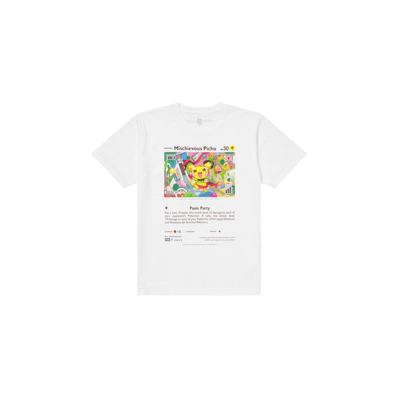 Kids T-Shirt Mischievous Pichu White Ver. 100 Pokemon - 40 x 31 x 12 x 27 cm