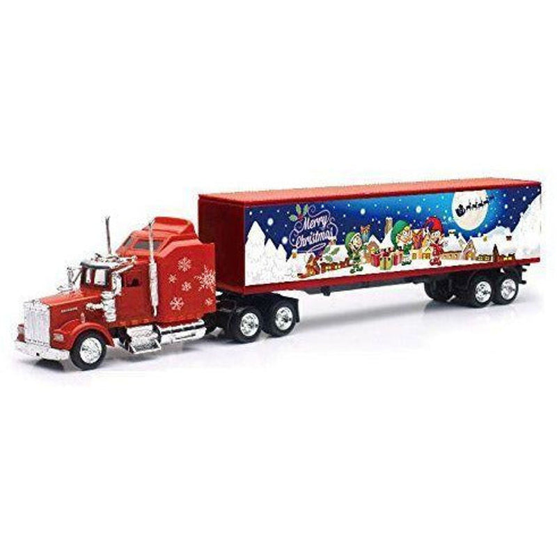 Kenworth W900 W / 40' Container Christmas Design - 1:43